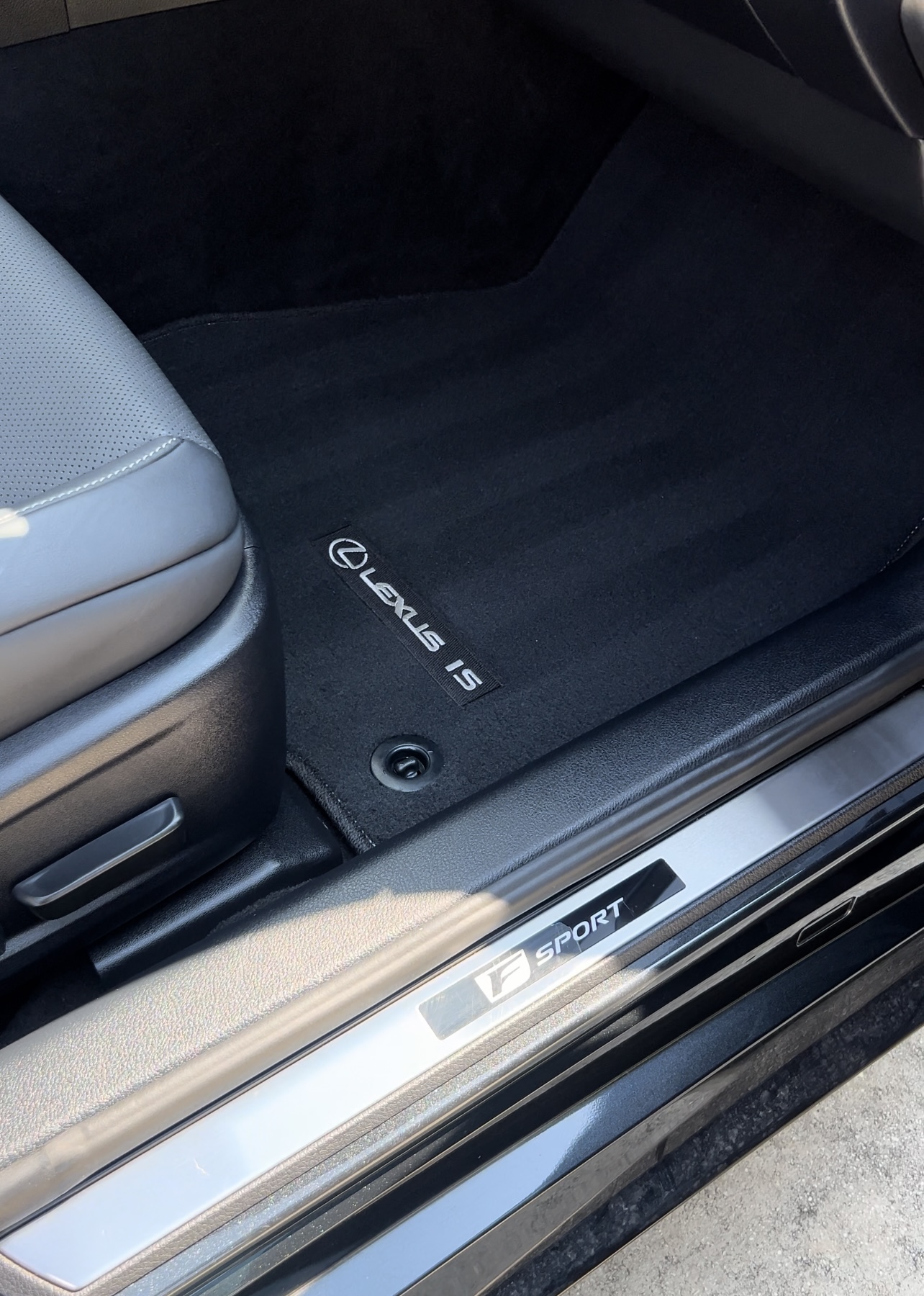 Lexus IS floor mat and interior detailing Stone Oak TX